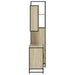 Set mobilier de baie, 3 piese, stejar sonoma, lemn prelucrat - WALTI WALTI