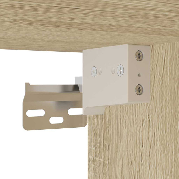 Set mobilier de baie, 3 piese, stejar sonoma, lemn prelucrat - WALTI WALTI