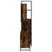 Set mobilier de baie, 3 piese, stejar fumuriu, lemn prelucrat - WALTI WALTI