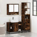 Set de mobilier de baie din 3 piese din lemn de stejar afumat - WALTI WALTI