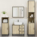 Set de mobilier de baie din 4 piese din lemn de stejar Sonoma - WALTI WALTI
