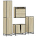 Set de mobilier de baie din 4 piese din lemn de stejar Sonoma - WALTI WALTI