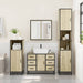 Set de mobilier de baie din 4 piese din lemn de stejar Sonoma - WALTI WALTI