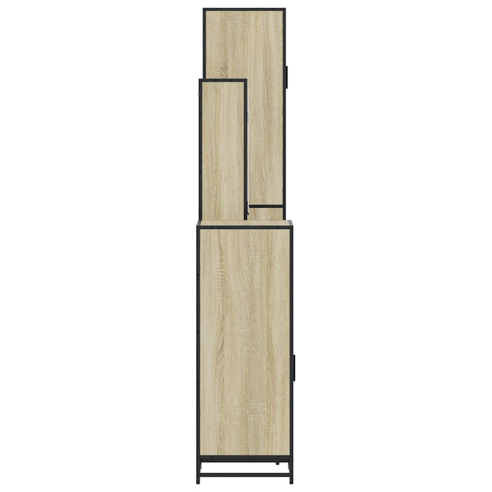 Set de mobilier de baie din 4 piese din lemn de stejar Sonoma - WALTI WALTI
