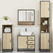 Set de mobilier de baie din 4 piese din lemn de stejar Sonoma - WALTI WALTI