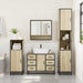 Set de mobilier de baie din 4 piese din lemn de stejar Sonoma - WALTI WALTI