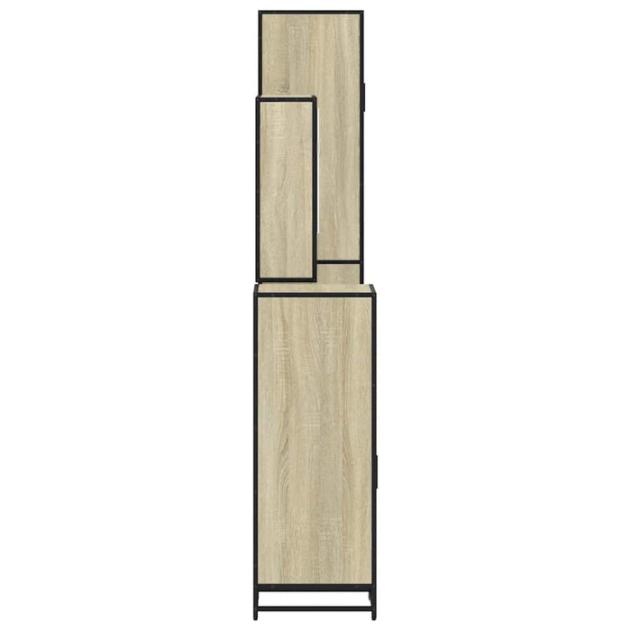 Set de mobilier de baie din 4 piese din lemn de stejar Sonoma - WALTI WALTI