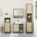 Set de mobilier de baie din 4 piese din lemn de stejar Sonoma - WALTI WALTI