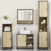 Set de mobilier de baie din 4 piese din lemn de stejar Sonoma - WALTI WALTI