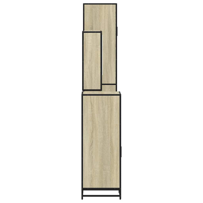 Set de mobilier de baie din 4 piese din lemn de stejar Sonoma - WALTI WALTI