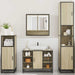 Set de mobilier de baie din 4 piese din lemn de stejar Sonoma - WALTI WALTI