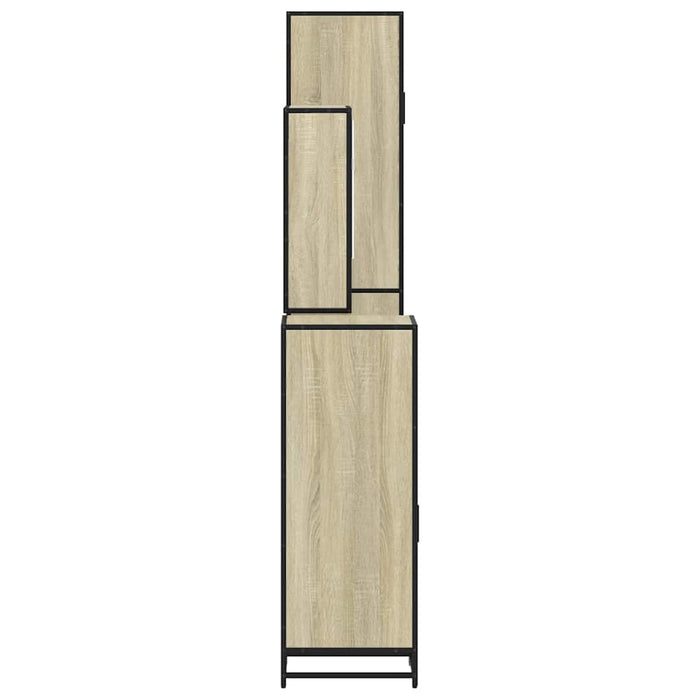 Set de mobilier de baie din 4 piese din lemn de stejar Sonoma - WALTI WALTI