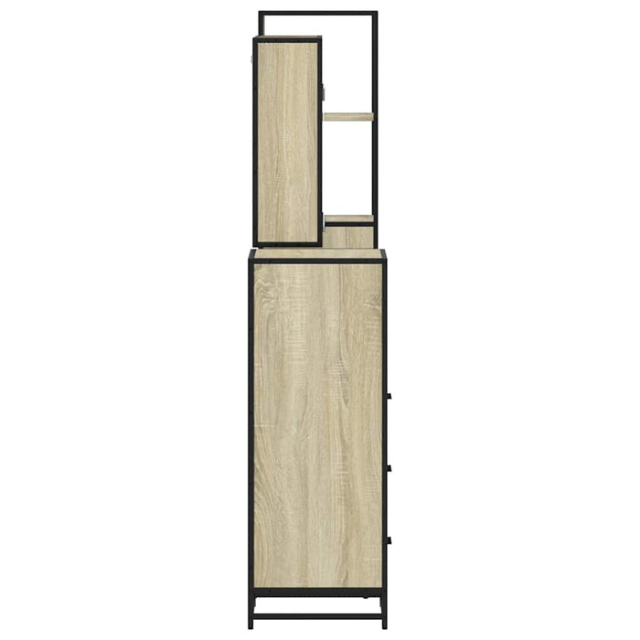 Set de mobilier de baie din 4 piese din lemn de stejar Sonoma - WALTI WALTI