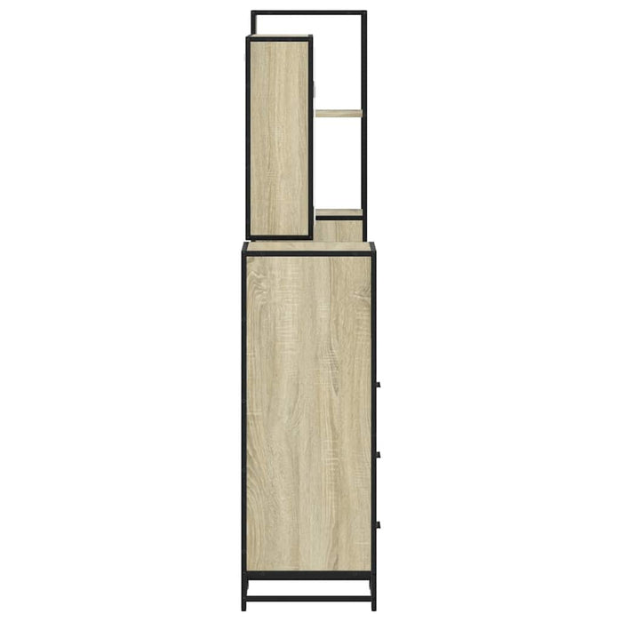 Set de mobilier de baie din 4 piese din lemn de stejar Sonoma - WALTI WALTI