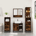 Set de mobilier de baie 4 piese Lemn prelucrat de stejar afumat - WALTI WALTI