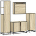 Set de mobilier de baie din 4 piese din lemn de stejar Sonoma - WALTI WALTI