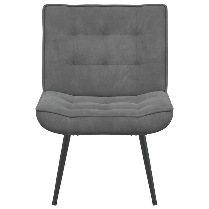 Scaun de relaxare gri închis 64x74x84 cm catifea - WALTI WALTI