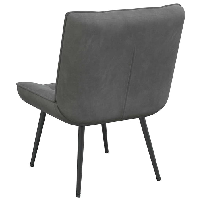 Scaun de relaxare gri închis 64x74x84 cm catifea - WALTI WALTI