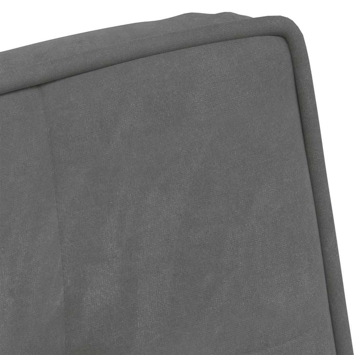 Scaun de relaxare gri închis 64x74x84 cm catifea - WALTI WALTI