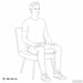 Scaun de relaxare gri închis 64x74x84 cm catifea - WALTI WALTI
