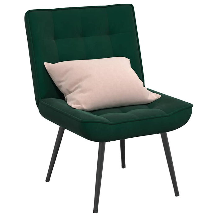 Scaun de relaxare Verde închis 64x74x84 cm catifea - WALTI WALTI