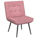 Scaun de relaxare roz 64x74x84 cm catifea - WALTI WALTI