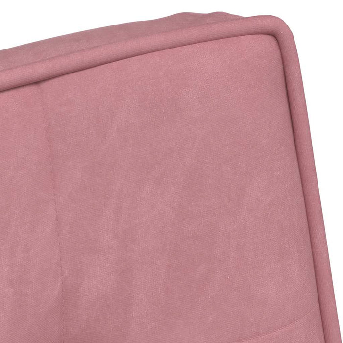 Scaun de relaxare roz 64x74x84 cm catifea - WALTI WALTI