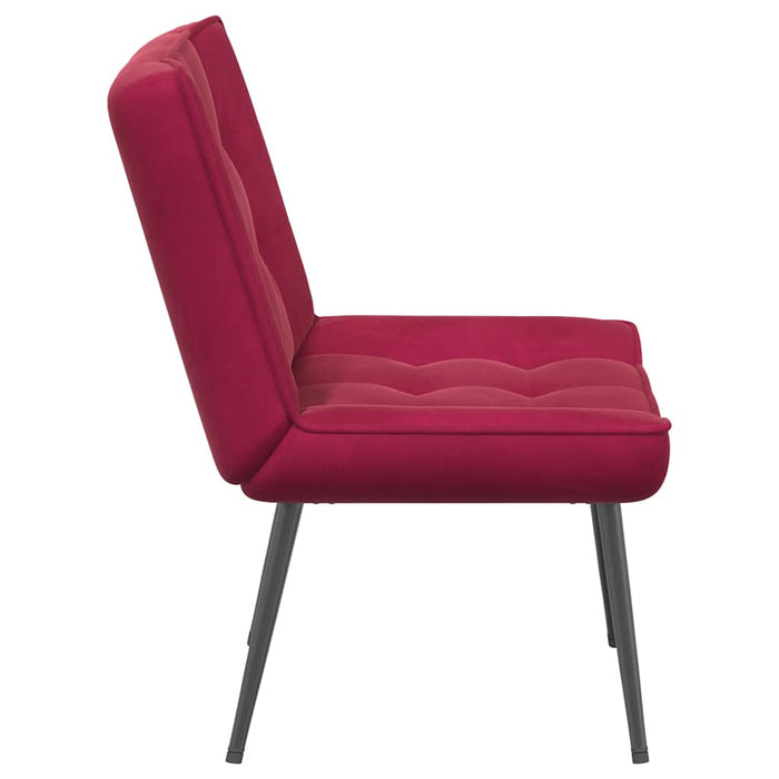 Scaun de relaxare Vin Roșu 64x74x84 cm catifea - WALTI WALTI