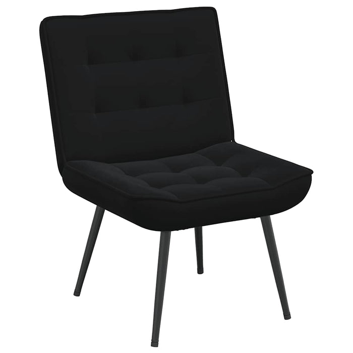 Scaun de relaxare negru 64x74x84 cm catifea - WALTI WALTI