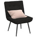 Scaun de relaxare negru 64x74x84 cm catifea - WALTI WALTI