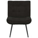 Scaun de relaxare negru 64x74x84 cm catifea - WALTI WALTI