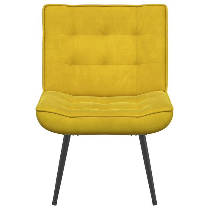Scaun de relaxare galben 64x74x84 cm catifea - WALTI WALTI