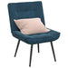 Scaun de relaxare albastru 64x74x84 cm catifea - WALTI WALTI
