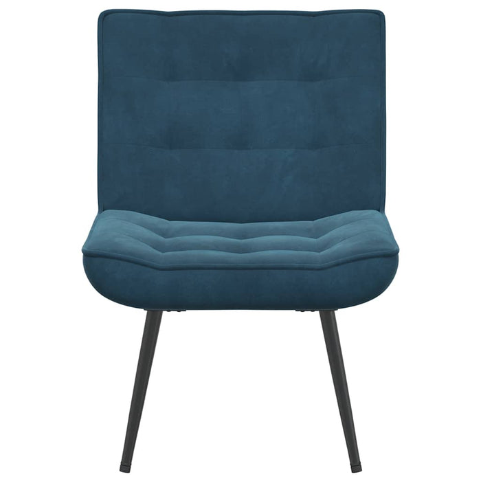 Scaun de relaxare albastru 64x74x84 cm catifea - WALTI WALTI