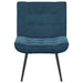 Scaun de relaxare albastru 64x74x84 cm catifea - WALTI WALTI