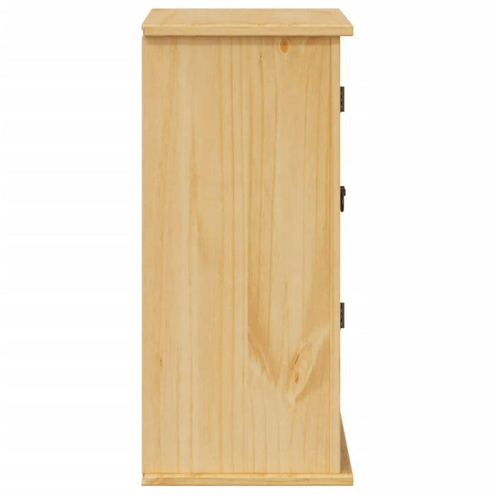 Dulap baie de perete „Corona”, 70x33x71,5 cm, lemn masiv pin - WALTI WALTI