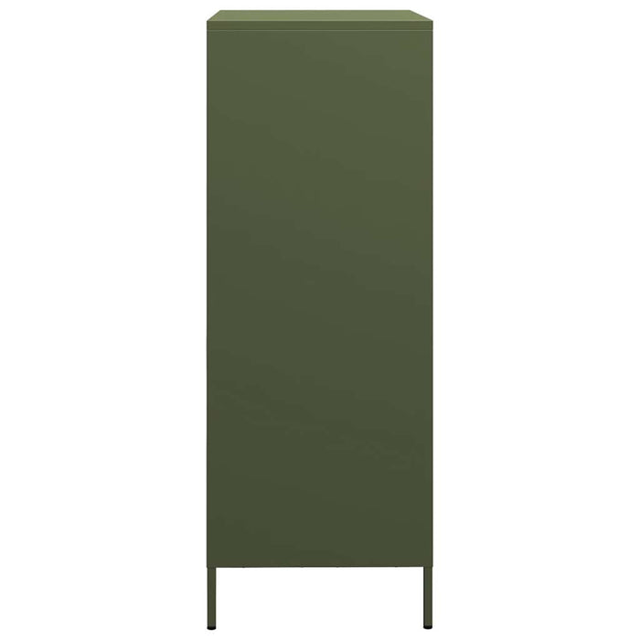 Dulap înalt, verde măsliniu, 68x39x101,5 cm, oțel - WALTI WALTI