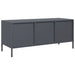 Dulap TV, antracit, 101,5x39x43,5 cm, oțel laminat la rece - WALTI WALTI