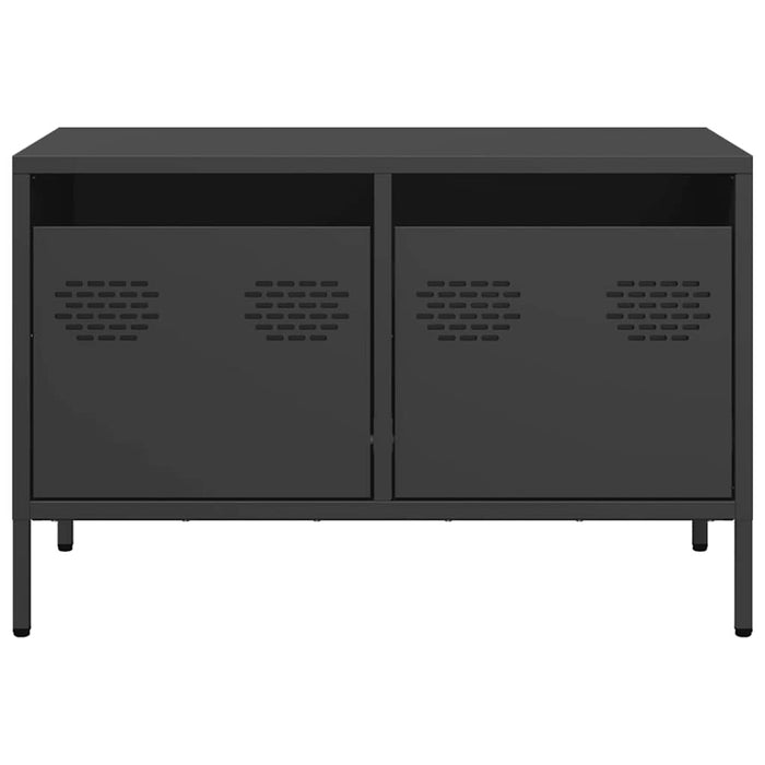 Dulap TV, negru, 68x39x43,5 cm, oțel laminat la rece - WALTI WALTI