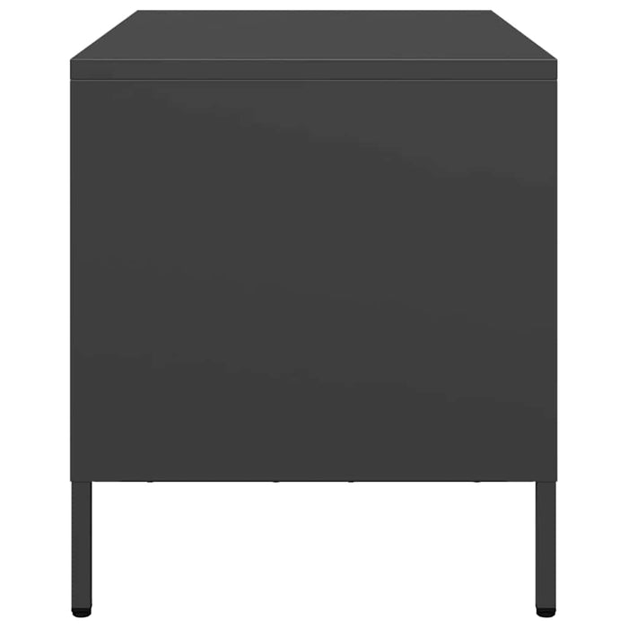 Dulap TV, negru, 68x39x43,5 cm, oțel laminat la rece - WALTI WALTI