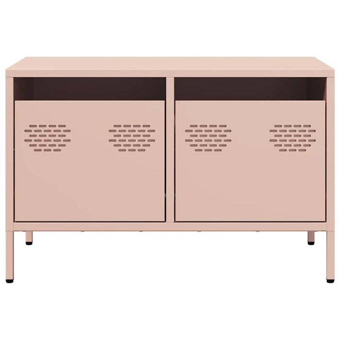 Dulap TV, roz, 68x39x43,5 cm, oțel laminat la rece - WALTI WALTI