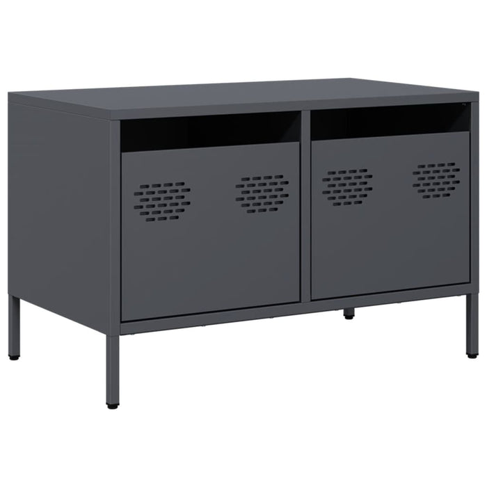 Dulap TV, antracit, 68x39x43,5 cm, oțel laminat la rece - WALTI WALTI