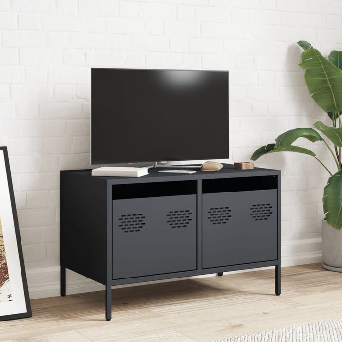 Dulap TV, antracit, 68x39x43,5 cm, oțel laminat la rece - WALTI WALTI