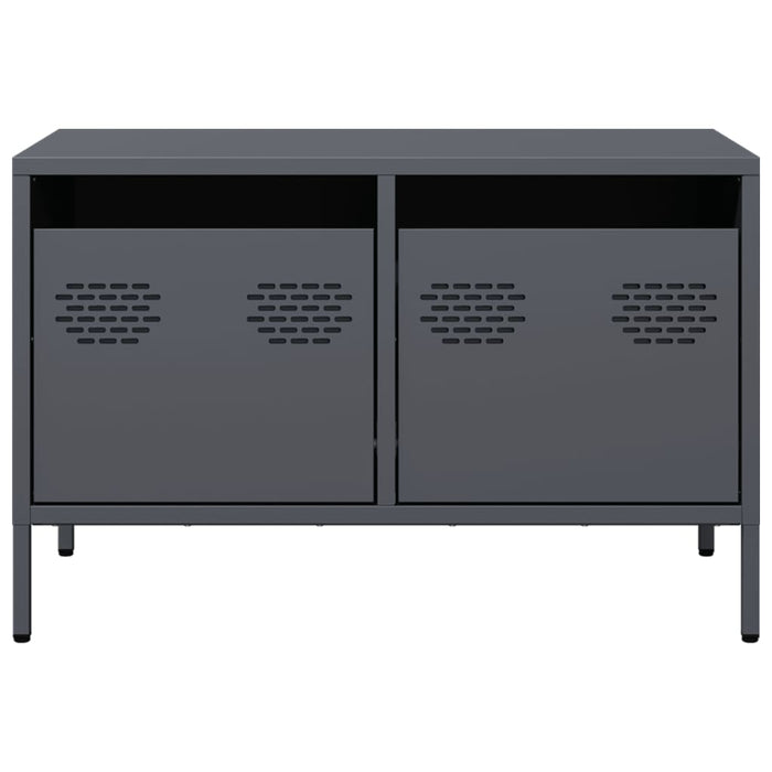 Dulap TV, antracit, 68x39x43,5 cm, oțel laminat la rece - WALTI WALTI