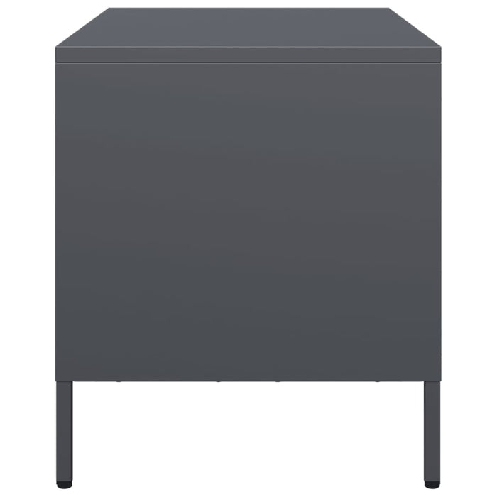 Dulap TV, antracit, 68x39x43,5 cm, oțel laminat la rece - WALTI WALTI