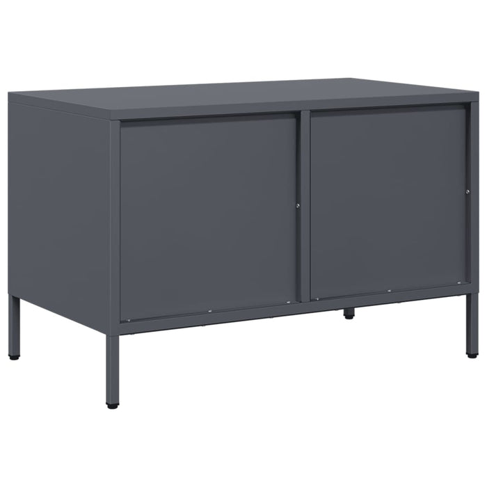 Dulap TV, antracit, 68x39x43,5 cm, oțel laminat la rece - WALTI WALTI