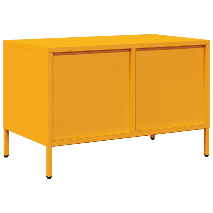 Dulap TV, galben muștar, 68x39x43,5 cm, oțel laminat la rece - WALTI WALTI
