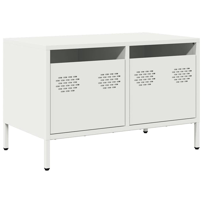 Dulap TV, alb, 68x39x43,5 cm, oțel laminat la rece WALTI