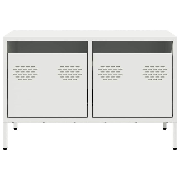 Dulap TV, alb, 68x39x43,5 cm, oțel laminat la rece WALTI