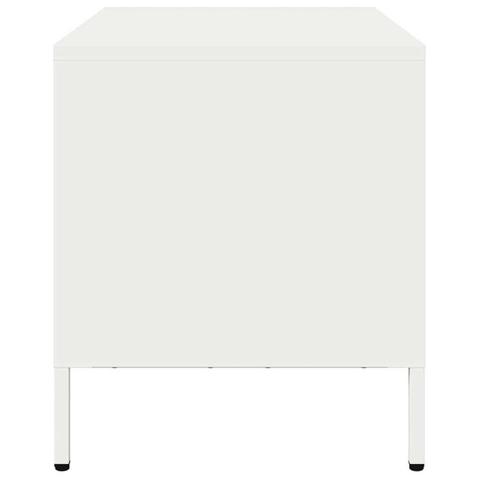 Dulap TV, alb, 68x39x43,5 cm, oțel laminat la rece WALTI